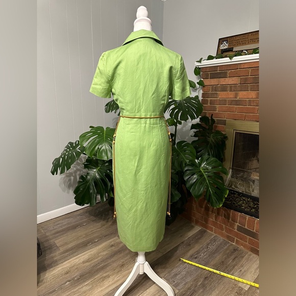 🛍️petite NWOT Positive Attitude button down dress with removable belt size P6 - Picture 2 of 7